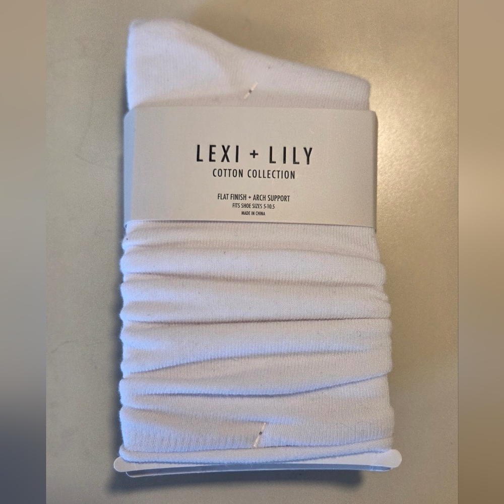 Lexi + Lily Roll Top Slouch Crew Socks - 3 Pack - NEW!